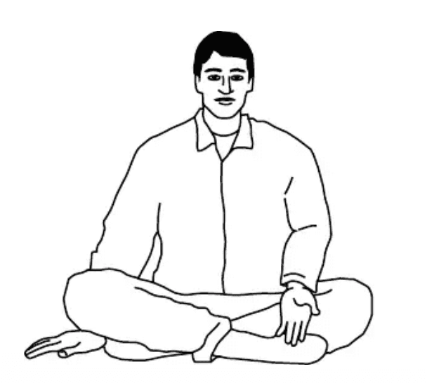 Left side balancing posture