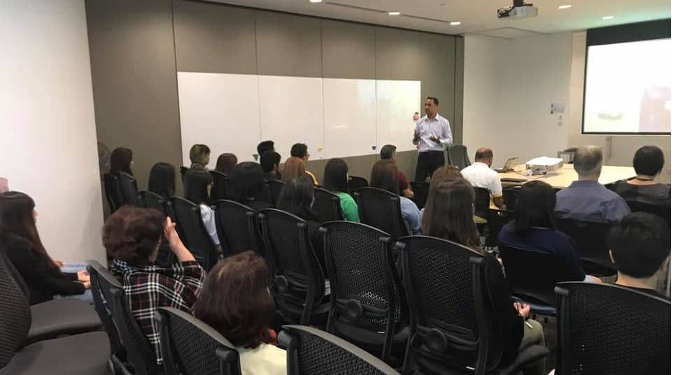 Corporate meditation session